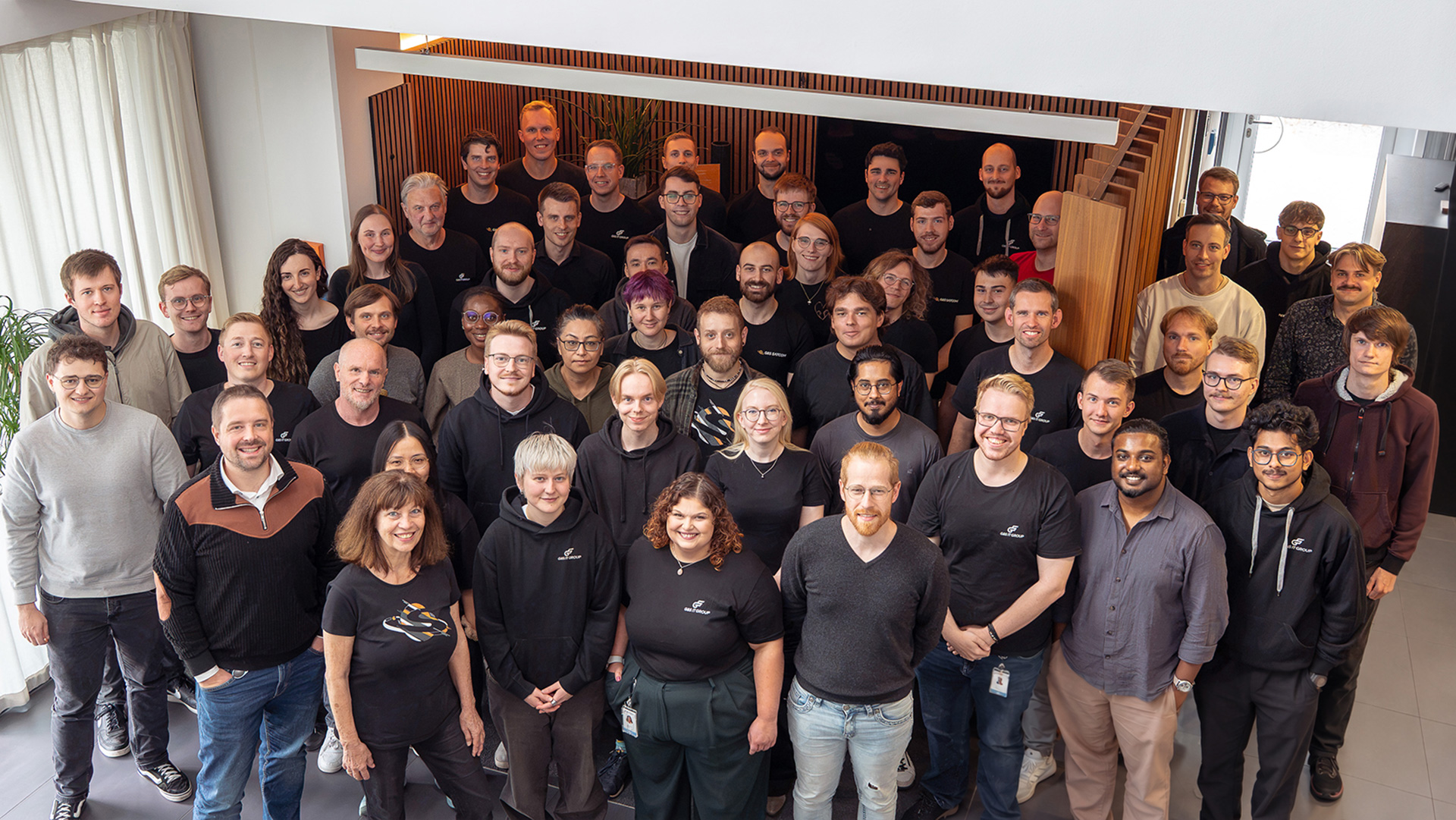 team photo of the employees